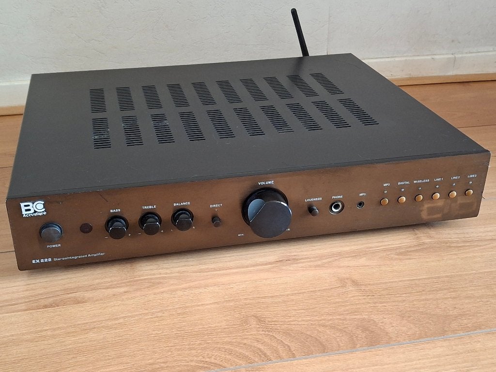 versterker BC Acoustique, Overige merken, Gebruikt, Ophalen of Verzenden, 120 watt of meer