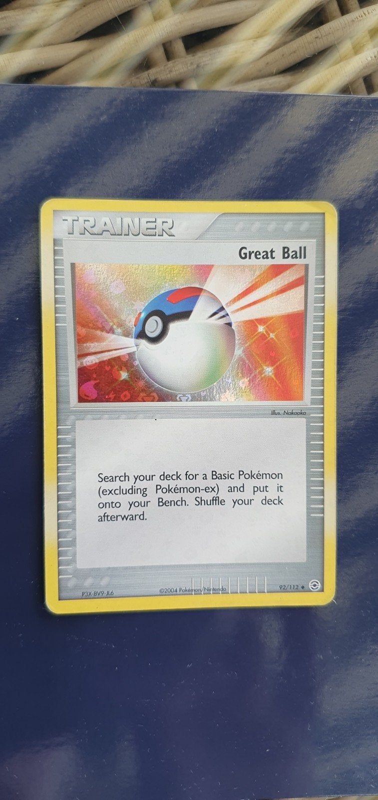 Trainer 92/112 great ball pokemon kaart, Ophalen of Verzenden, Gebruikt