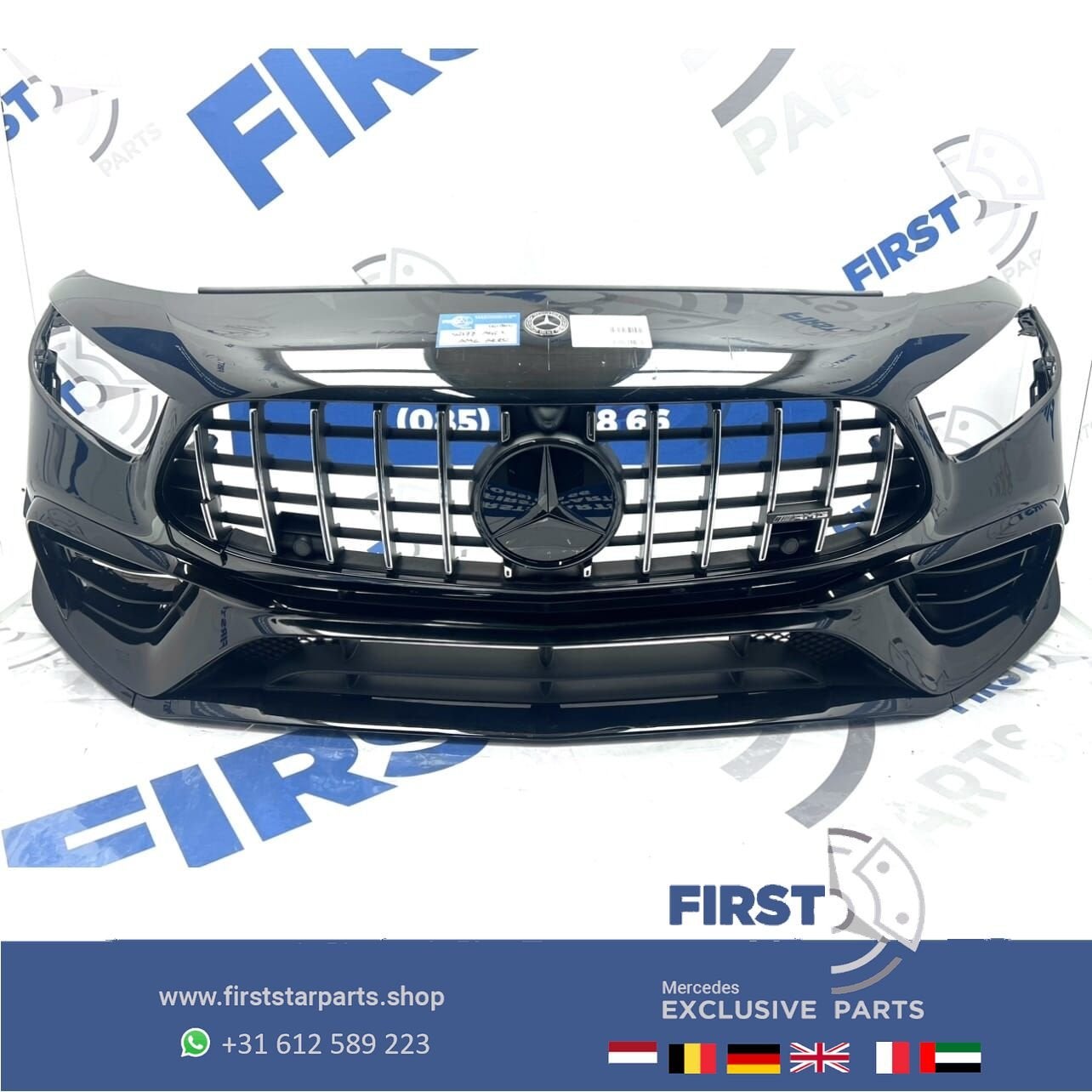 W177 FACELIFT A45 BUMPER A KLASSE 2024 A45S AERO AMG VOORBUM, Auto-onderdelen, Carrosserie en Plaatwerk, Gebruikt, -, Voor, Ophalen of Verzenden