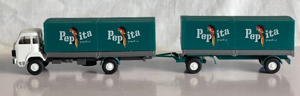 Roskopf 506: Saurer D 290/330 combi "Pepita Grapefruit", Hobby en Vrije tijd, Modelauto's | 1:87, Ophalen of Verzenden, Zo goed als nieuw