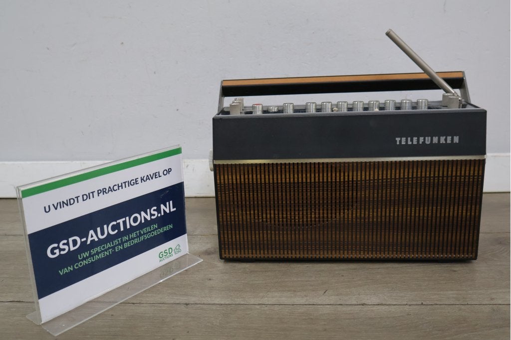 Vintage Telefunken transistorradio, Ophalen of Verzenden, Niet ingevuld, Niet ingevuld, Niet ingevuld