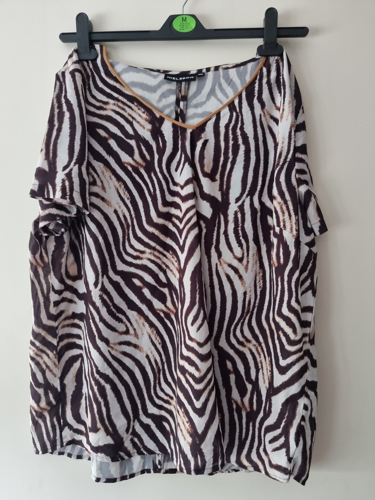 Luchtig shirt met dierenprint - Maat 4XL, NIELSSON, Ophalen of Verzenden, Gedragen, Meerkleurig