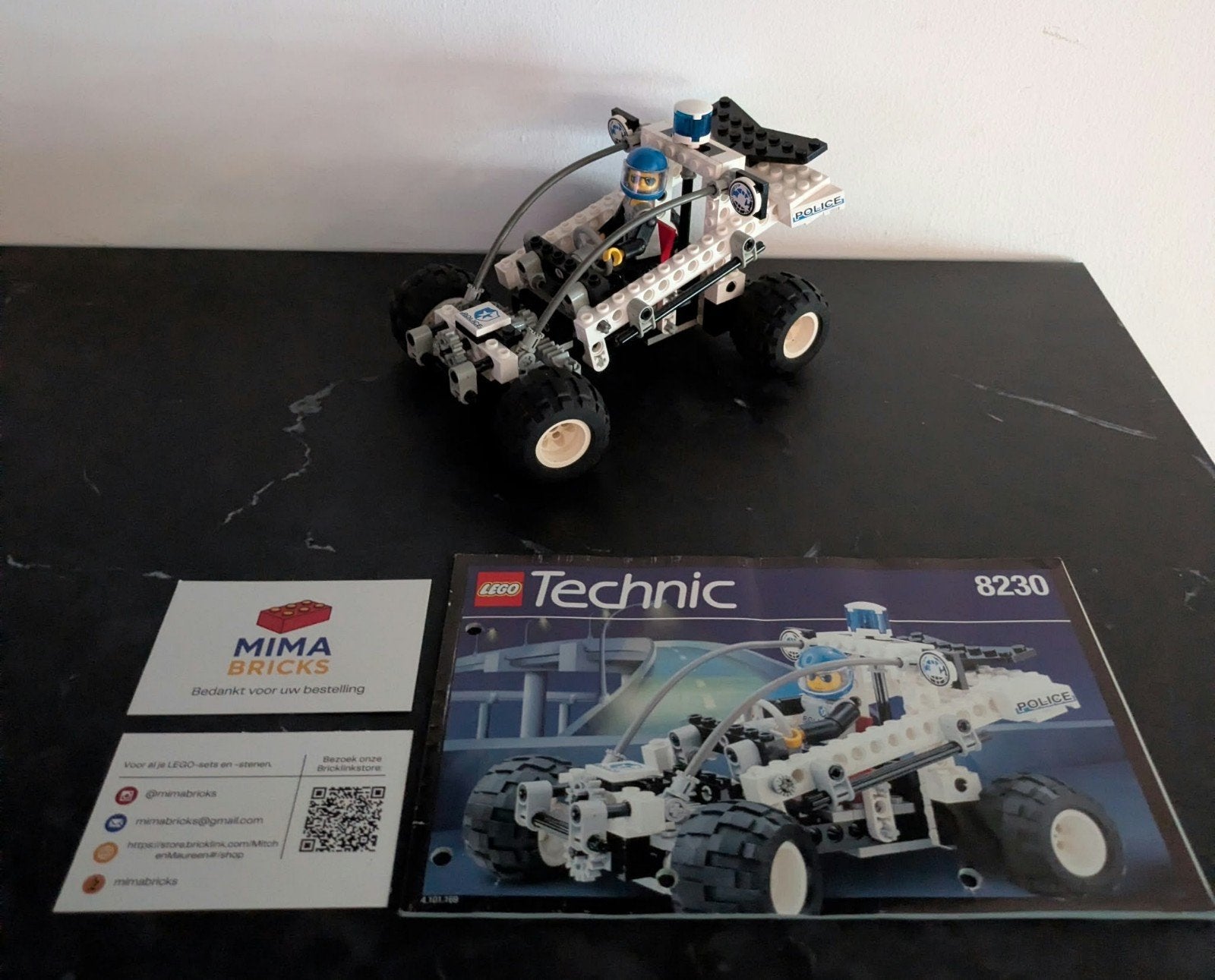 LEGO Technic 8230 Police 4x4 compleet met boekje
