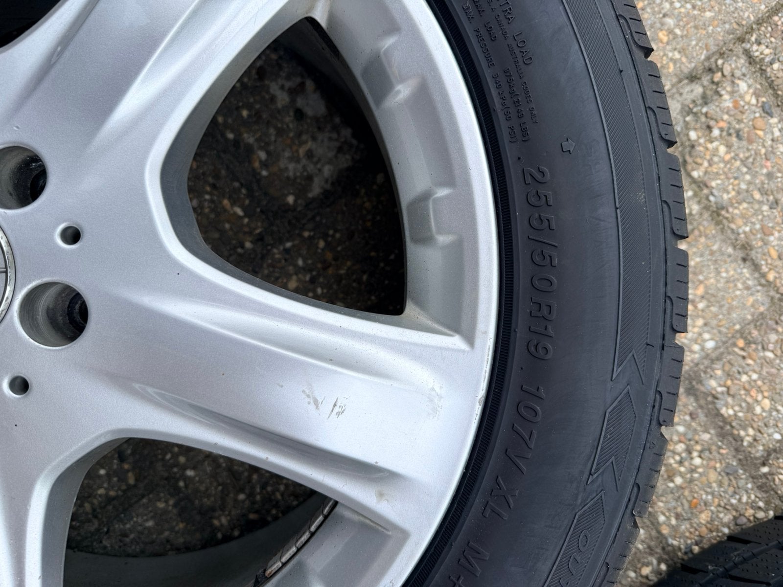 19” LM velgen set Mercedes Benz, Velg(en), Winterbanden, 235 mm, Ophalen