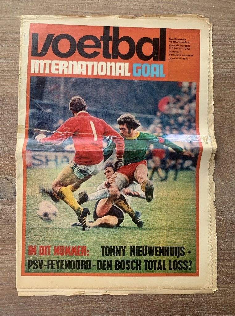 Voetbal International VI Div. tijdschriften uit 1972 / €3,-, Ophalen of Verzenden, Zo goed als nieuw, F.C. Twente, Boek of Tijdschrift
