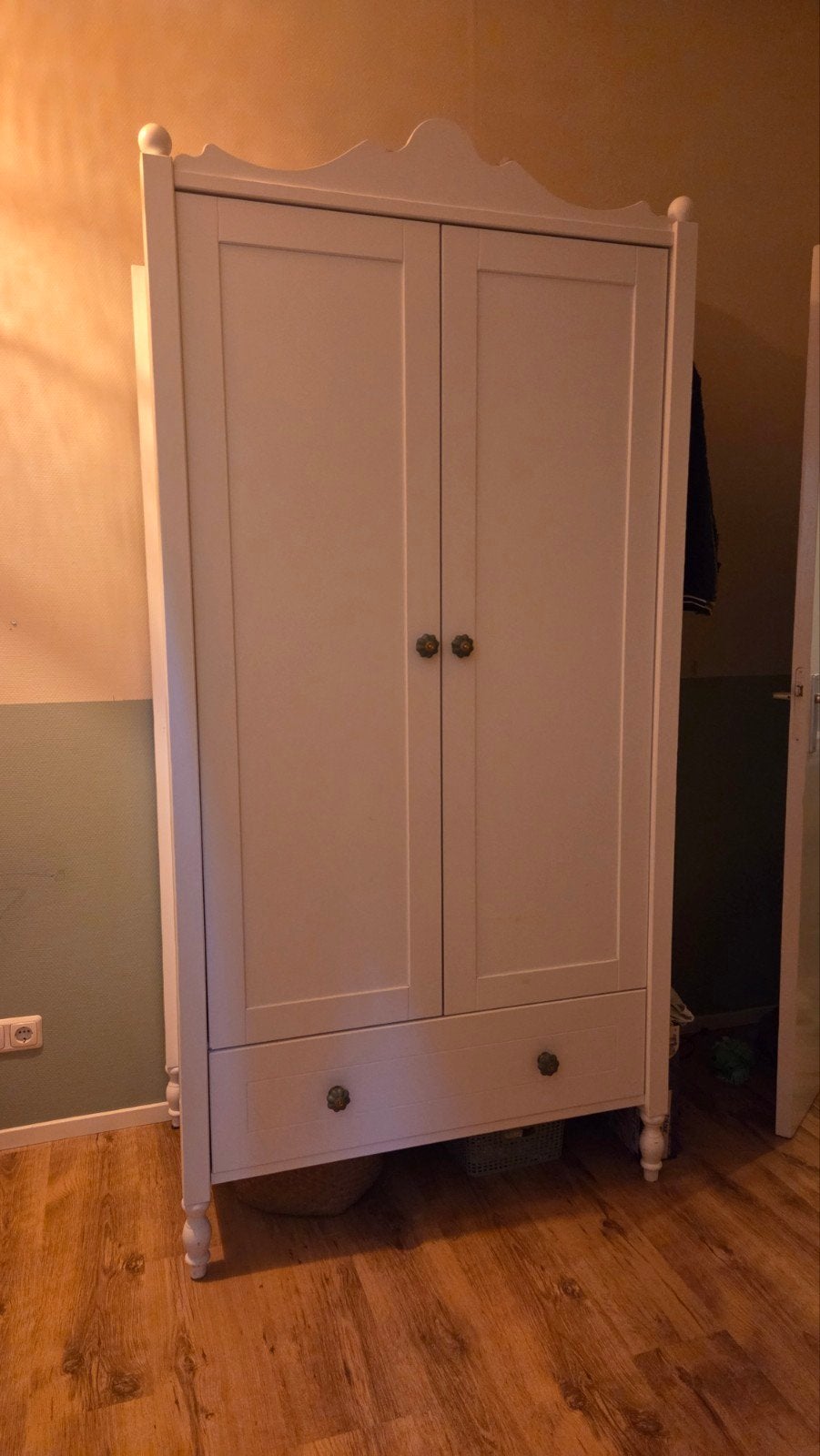 Bopita Bella Kinderkamer Set (Bed, Bureau, kast, spiegel), Ophalen, Gebruikt, 90 cm, Eenpersoons