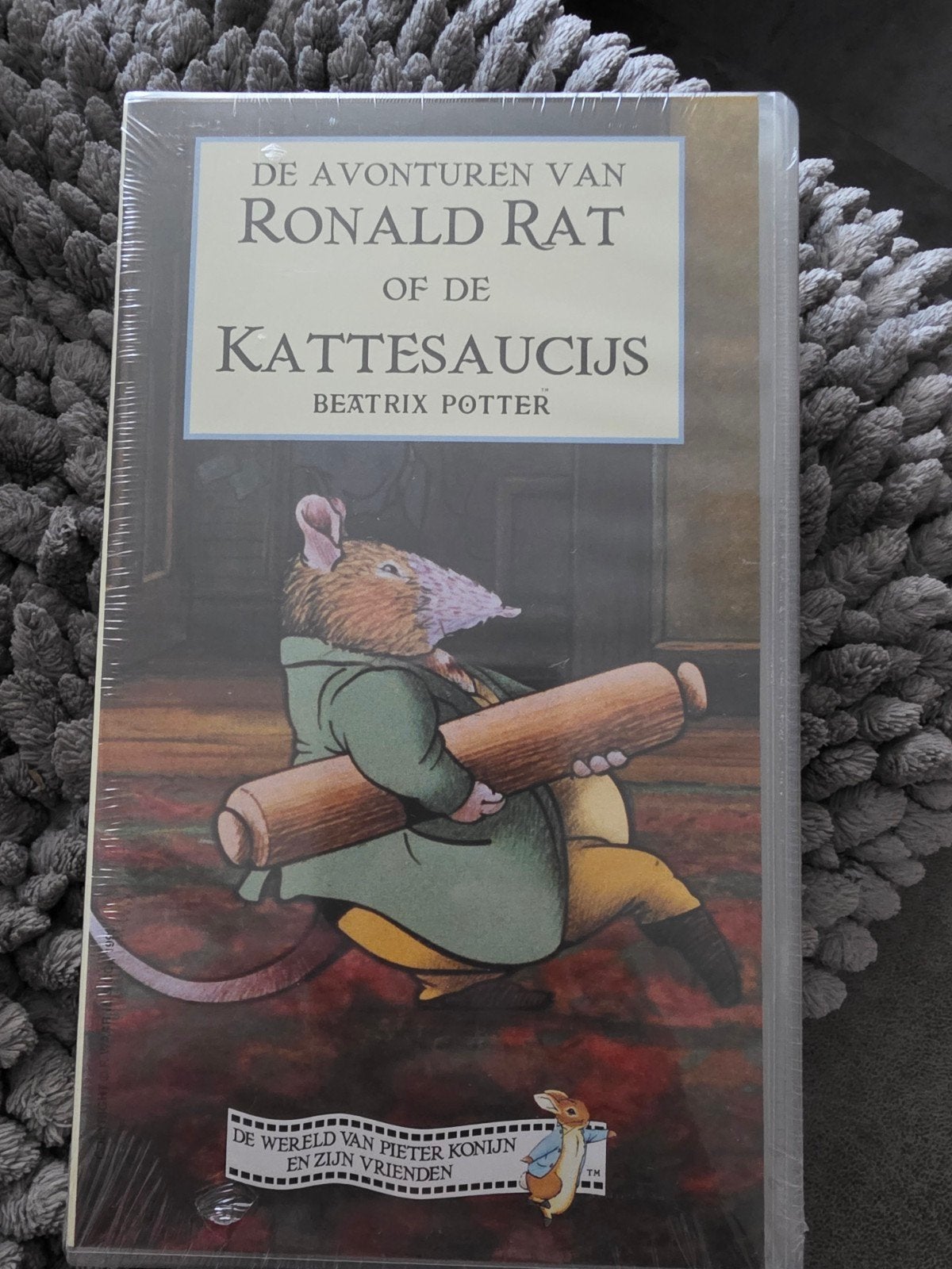 De Avonturen van Ronald Rat of de Kattesaucijs VHS, Alle leeftijden, Kinderprogramma of -film, Nieuw in verpakking, VHS