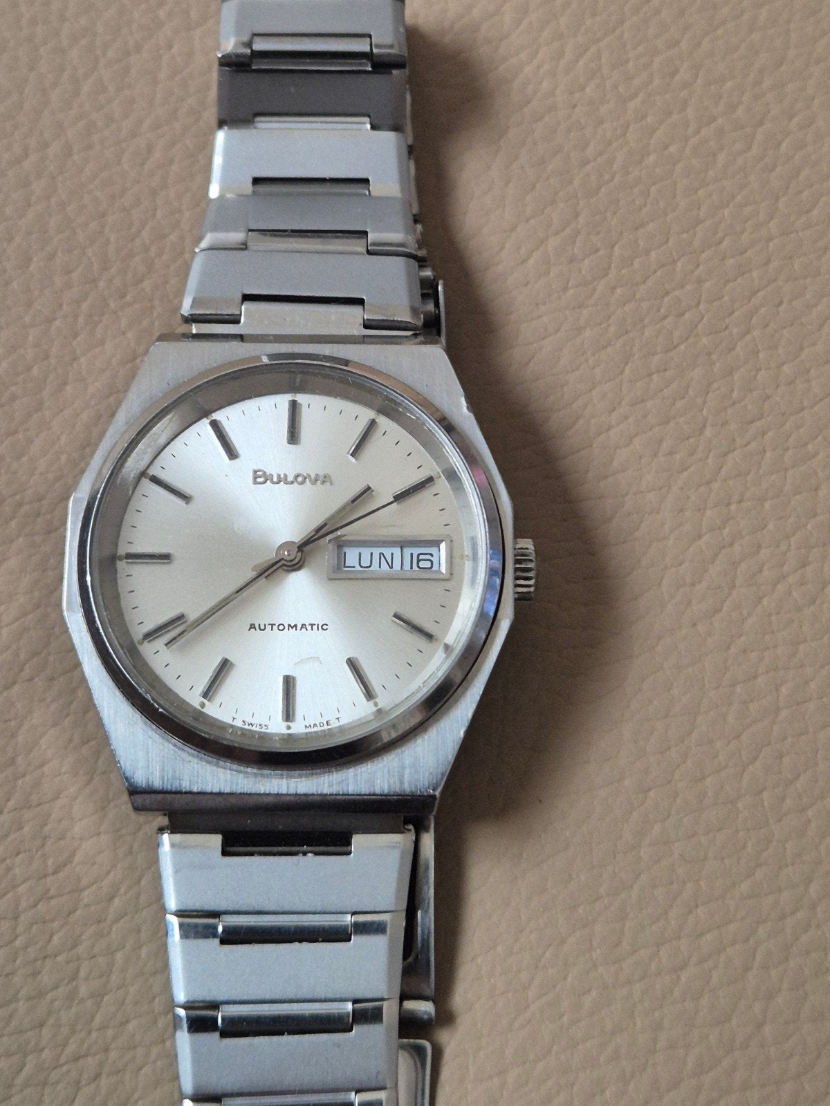 Bulova Automatic Polshorloge - Vintage Stijl, Ophalen of Verzenden