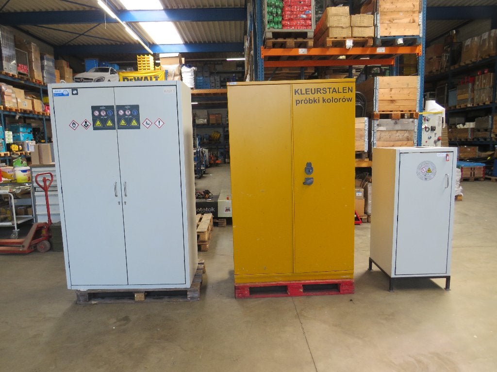 chemiekast chemiekasten milieukast veiligheidskasten, Doe-het-zelf en Verbouw, Gebruikt, Zandhaarweg, Ophalen of Verzenden, Asecos.com