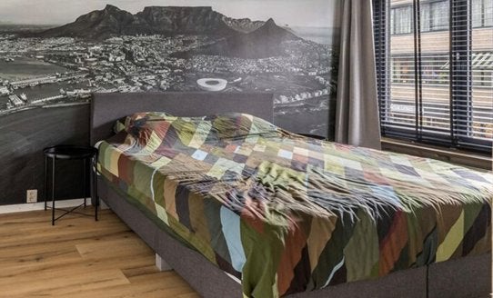 Boxspring inclusief EMMA matras, Ophalen, Tweepersoons, Zo goed als nieuw, 200 cm