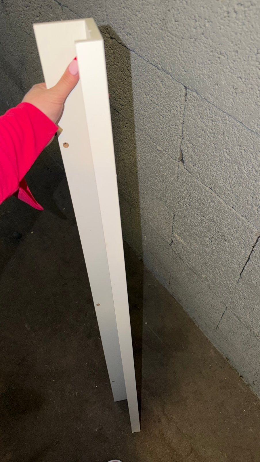 MOSSLANDA Schilderijenplank, wit, 115 cm, Ophalen, Zo goed als nieuw