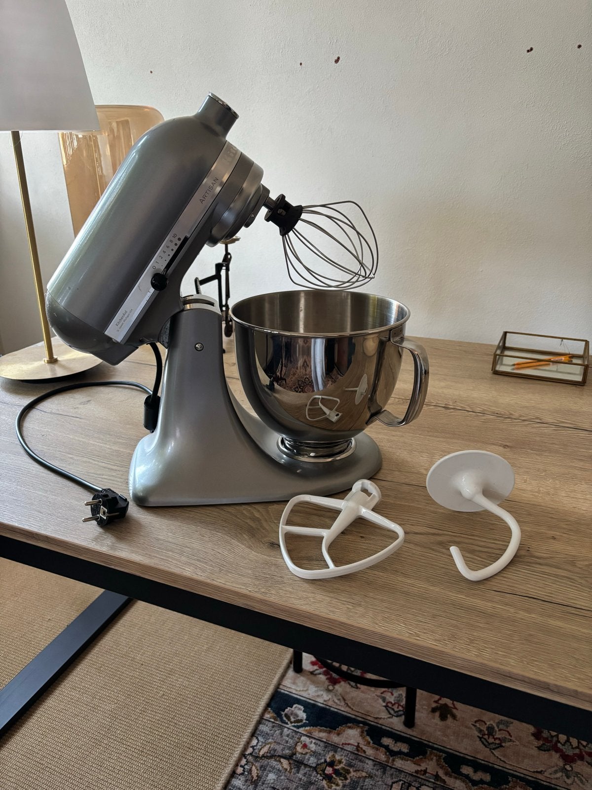 KitchenAid Artisan Keukenmixer - Zo goed als nieuw, Ophalen, 4 liter of meer, 3 snelheden of meer, Zo goed als nieuw