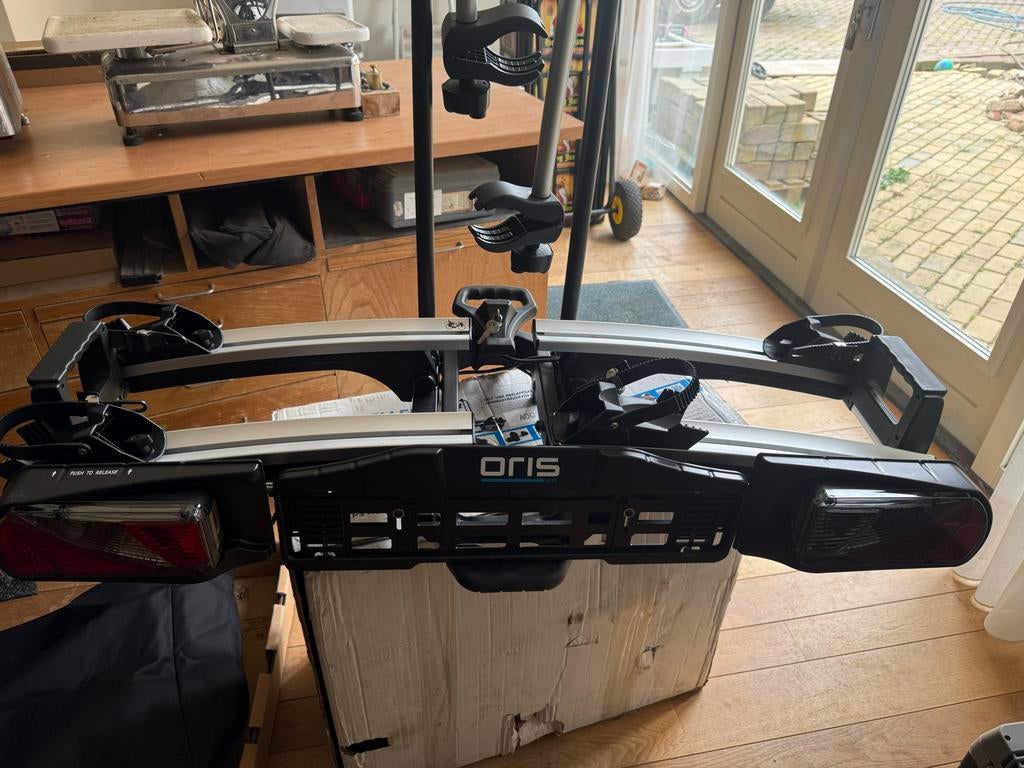 Nieuwe Oris Traveller II FixMatic fietsdrager voor 2 fietsen, Auto diversen, Fietsendragers, Elektrische fiets, Nieuw, Ophalen of Verzenden