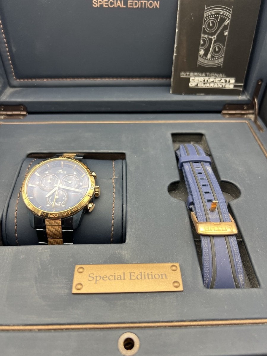 Kavel 151 - Lotus Special Edition Herenhorloge, Sieraden, Tassen en Uiterlijk, Ophalen of Verzenden, Zo goed als nieuw, Overige merken