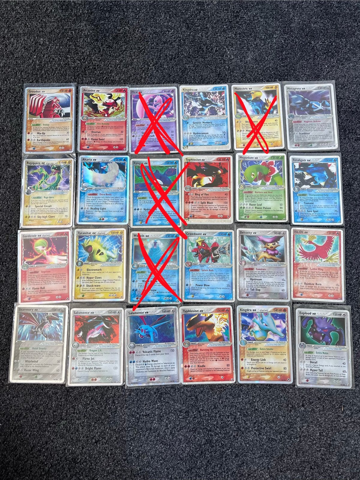 Pokémon 24x oude EX kaarten 2003-2007 series, Hobby en Vrije tijd, Verzamelkaartspellen | Pokémon, Verzenden, Zo goed als nieuw