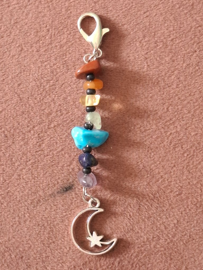 Hanger met natuursteentjes, Ophalen of Verzenden, Zo goed als nieuw, Overige kleuren, Overige materialen