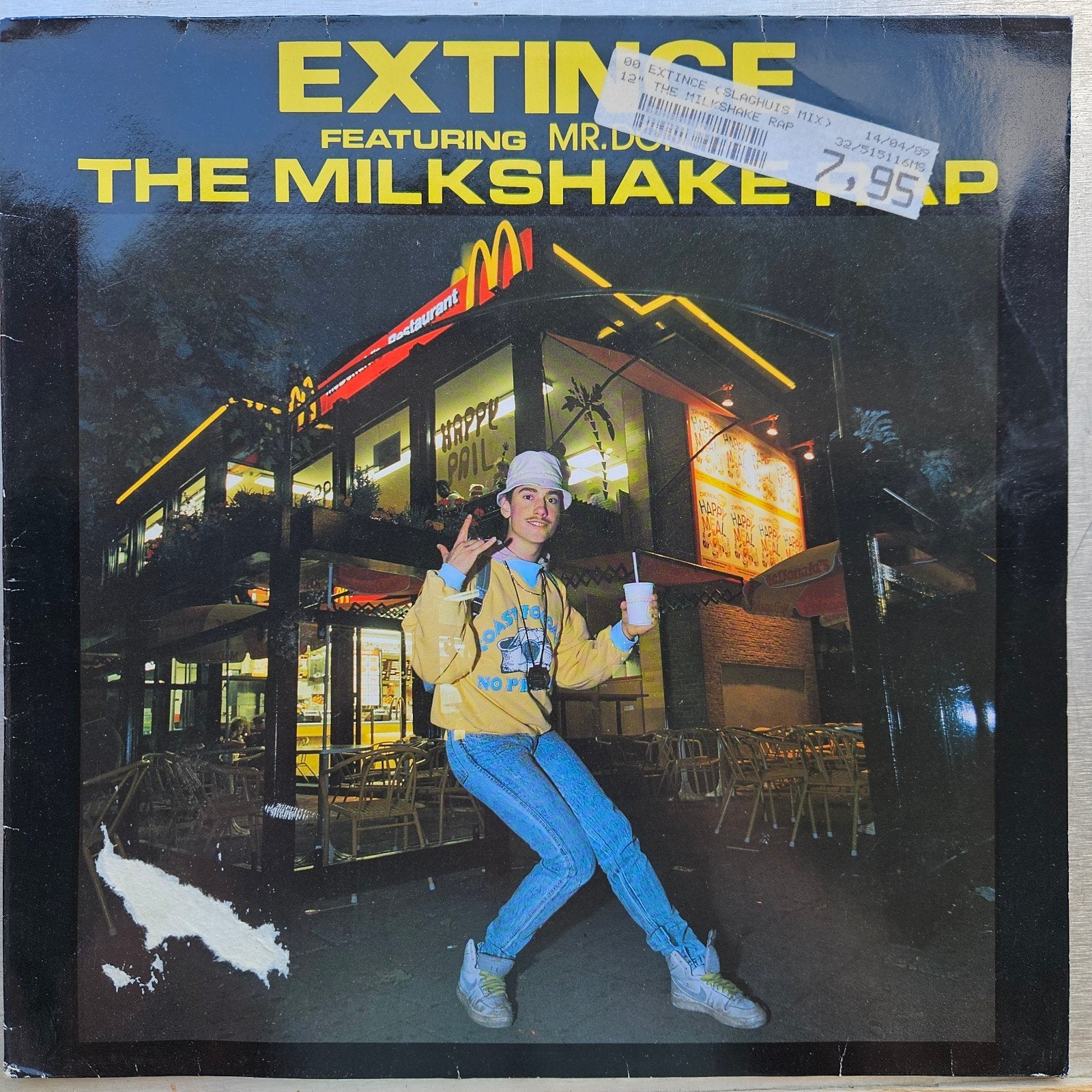 Extince - The Milkshake Rap 12inch Maxisingle Peter Slaghuis, Ophalen of Verzenden, 12 inch