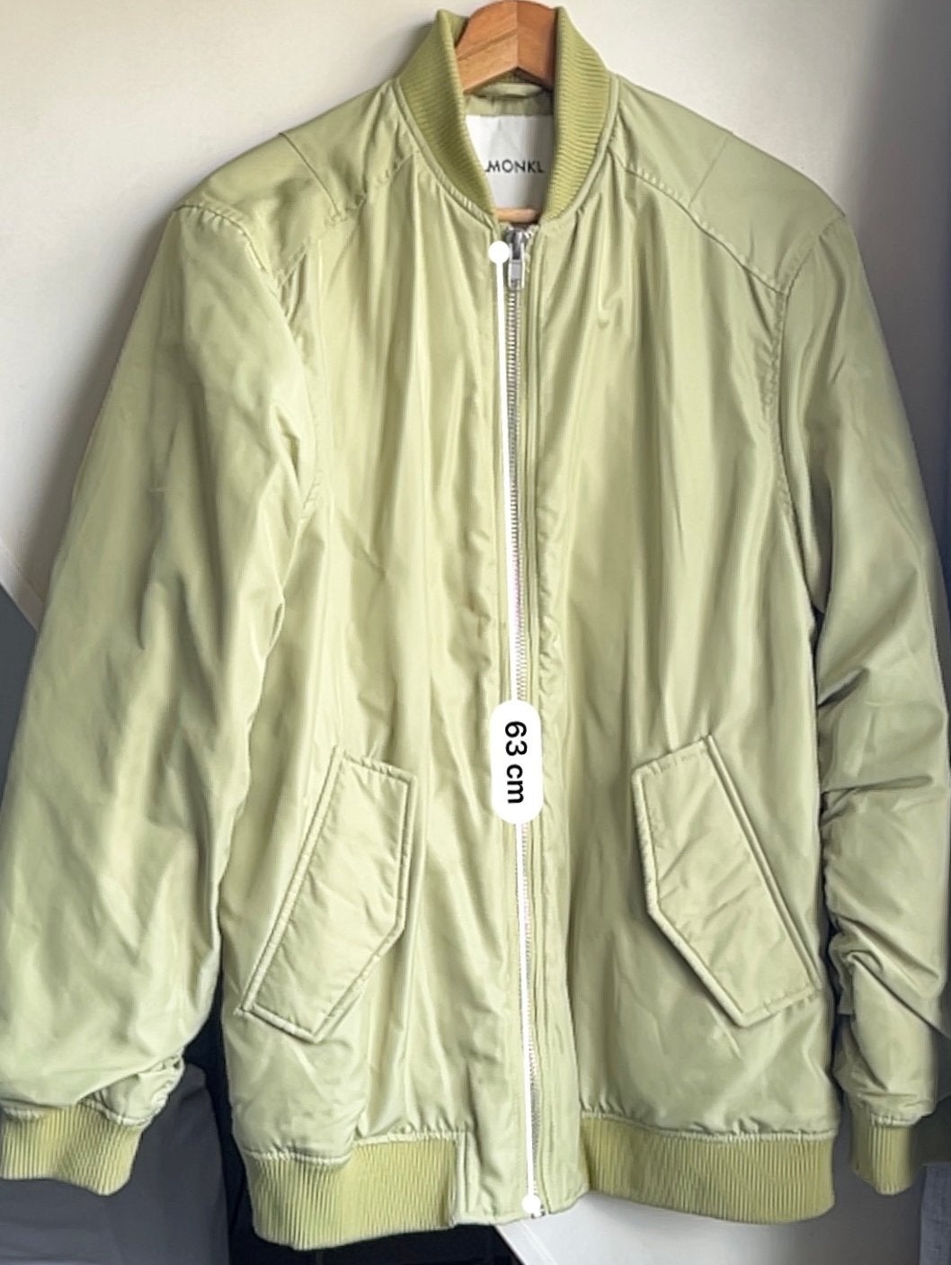 Monki Bomberjack - Lichtgroen - Maat XS, Ophalen of Verzenden, Gedragen, Maat 34 (XS) of kleiner, Groen