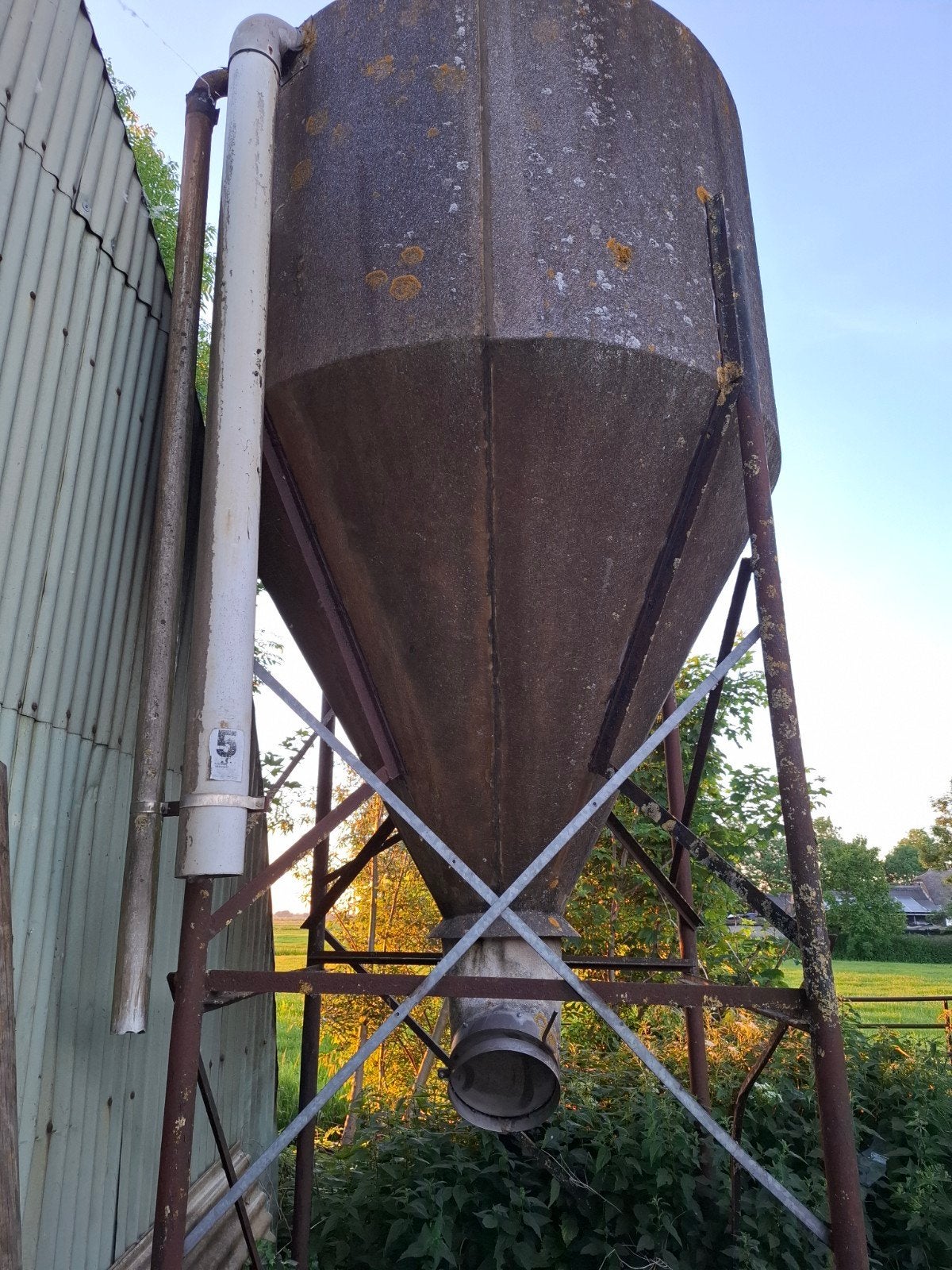 bulksilo / voersilo, Ophalen, Gebruikt