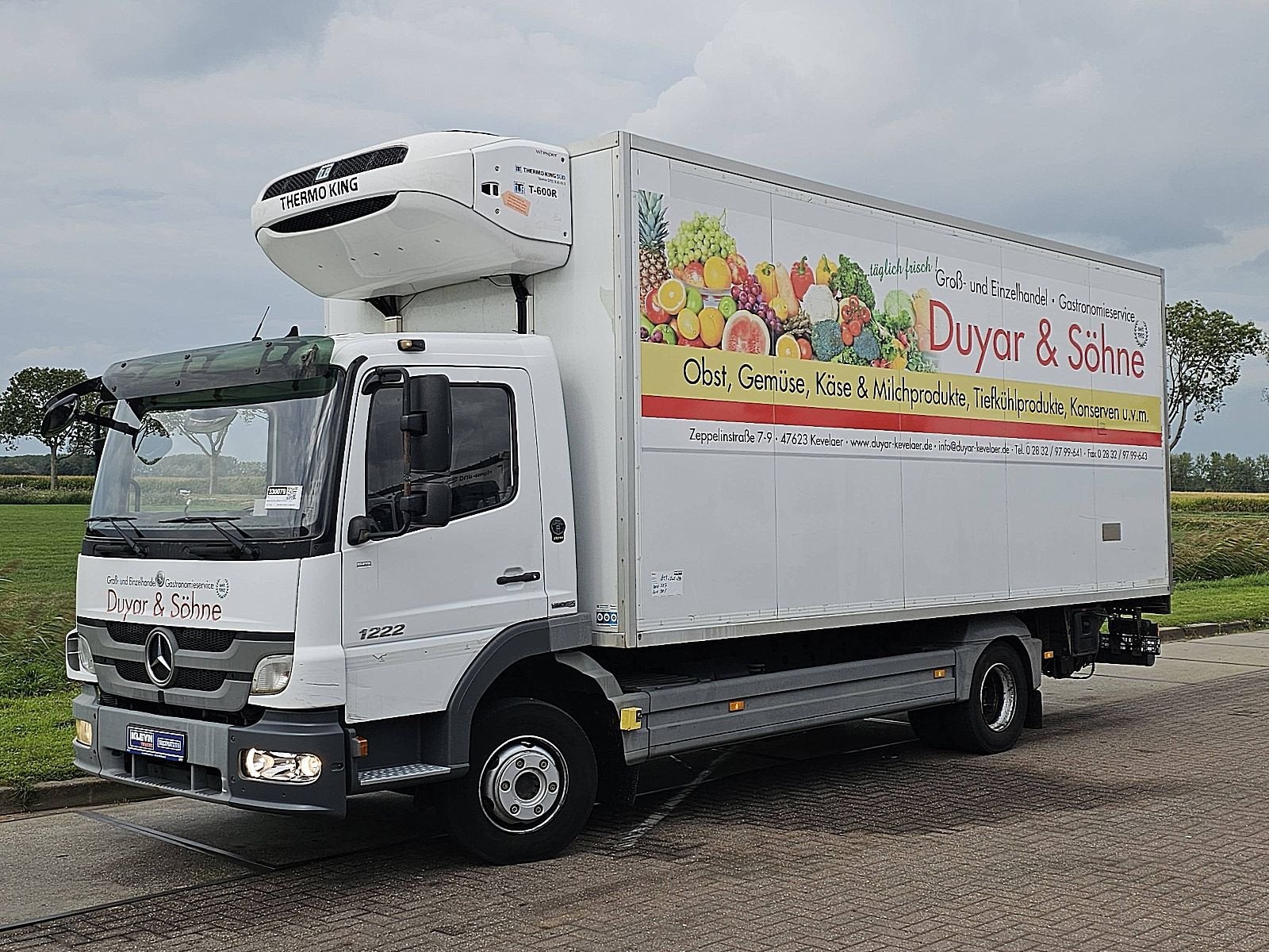 MERCEDES-BENZ ATEGO 1222 manual airco tk, Euro 5, Wit, Bedrijf, Te koop