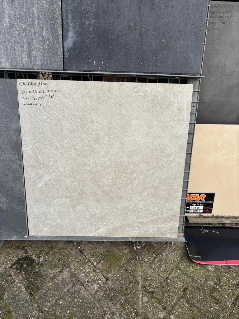 Keramische tuintegels aanbieding  34,95 pm2, Tuin en Terras, Tegels en Klinkers, Keramiek, Nieuw, Ophalen of Verzenden, 10 m² of meer