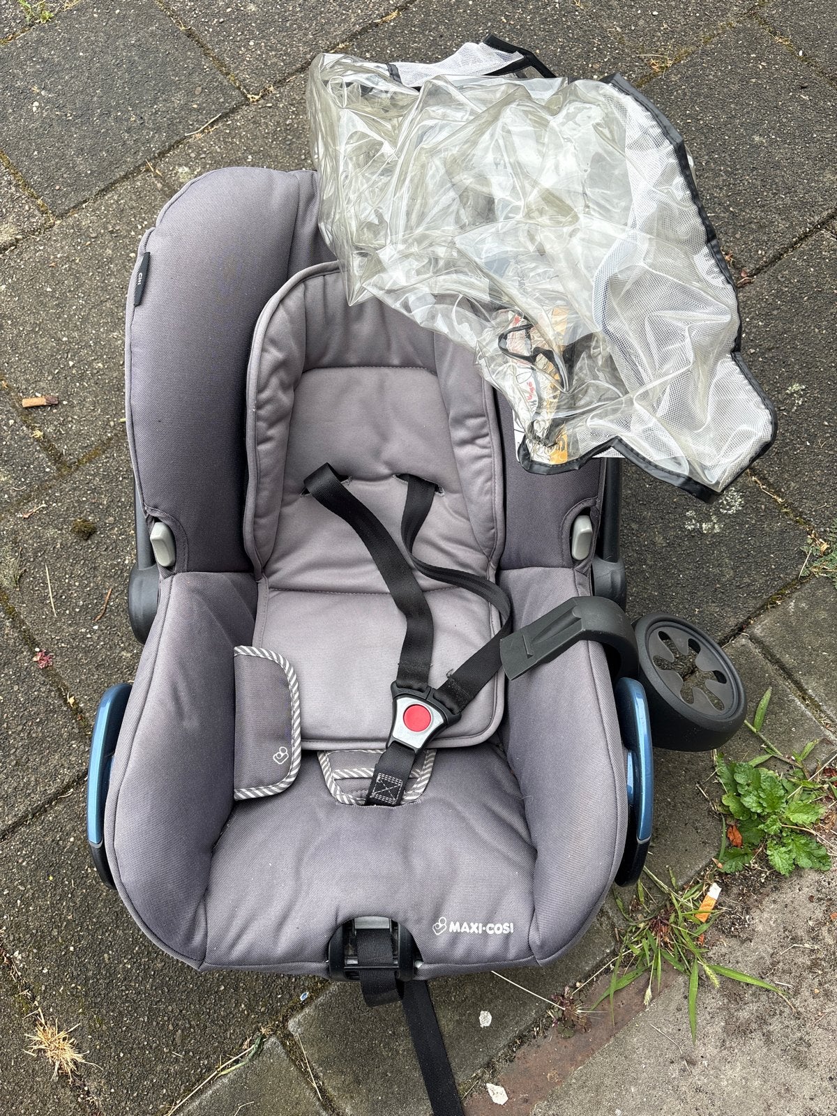Maxi-Cosi Citi autostoel met regenhoes, Ophalen of Verzenden, 0 t/m 13 kg, Maxi-Cosi, Gebruikt