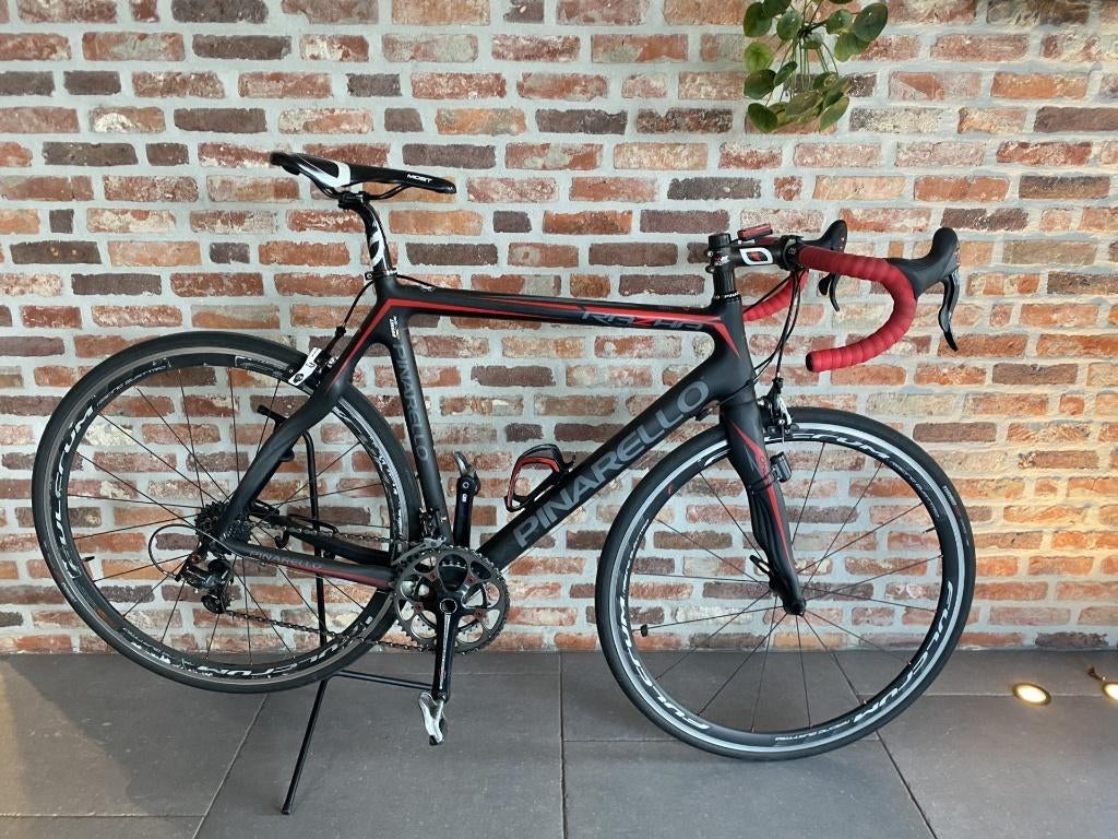 Racefiets Pinarello - Maat 55 - Full carbon - Koersfiets, 28 inch, Gebruikt, Velgrem, Meer dan 20 versnellingen