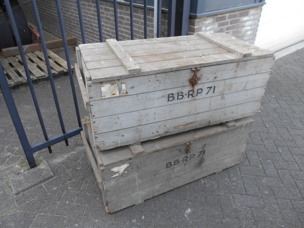 Kist Burger Bescherming Nederlands leger, Ophalen, Gebruikt, 100 tot 150 cm, Minder dan 50 cm