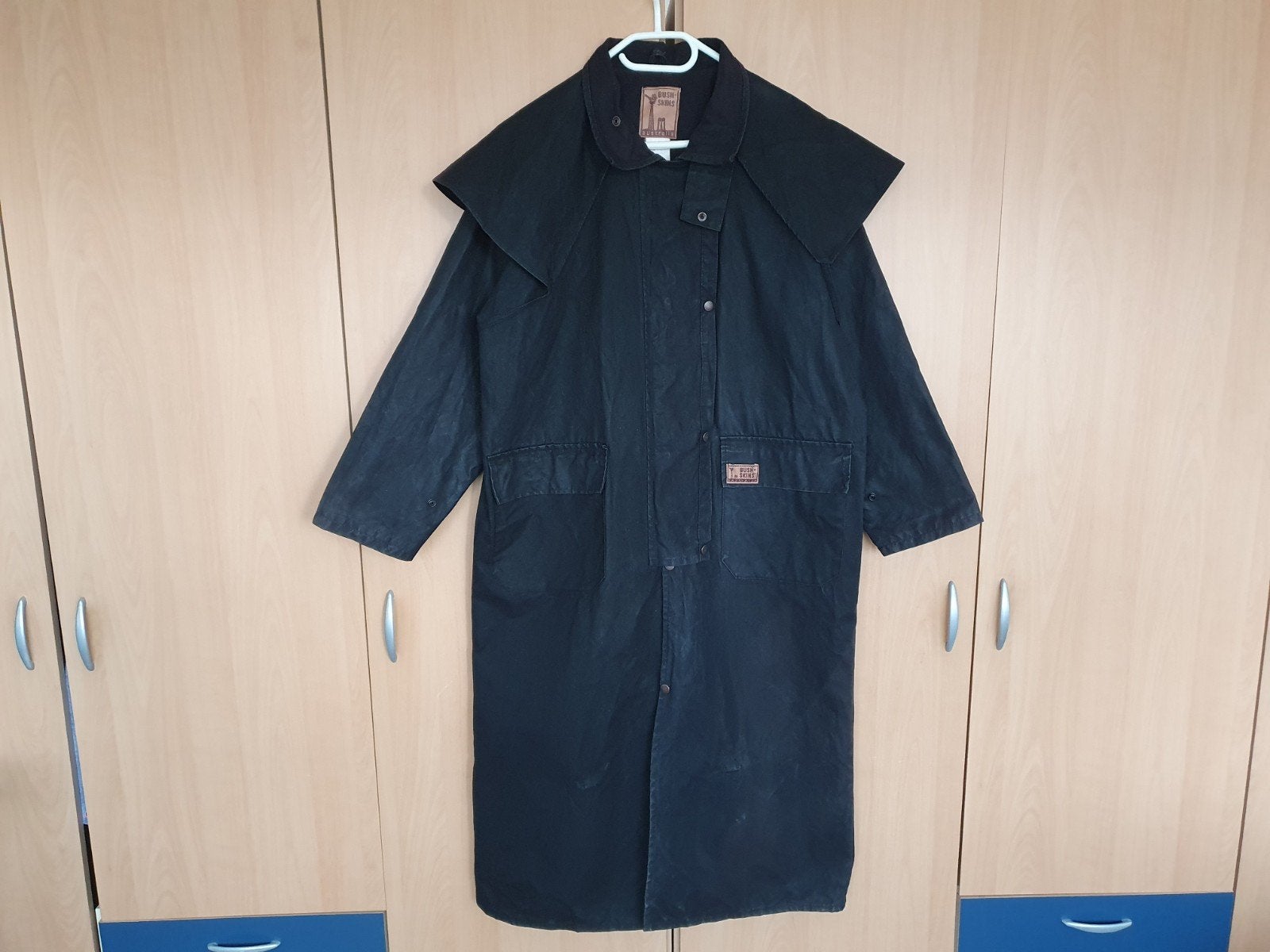 Oilcoat Bushskin, Ophalen of Verzenden, Zo goed als nieuw, Maat 52/54 (L), Zwart