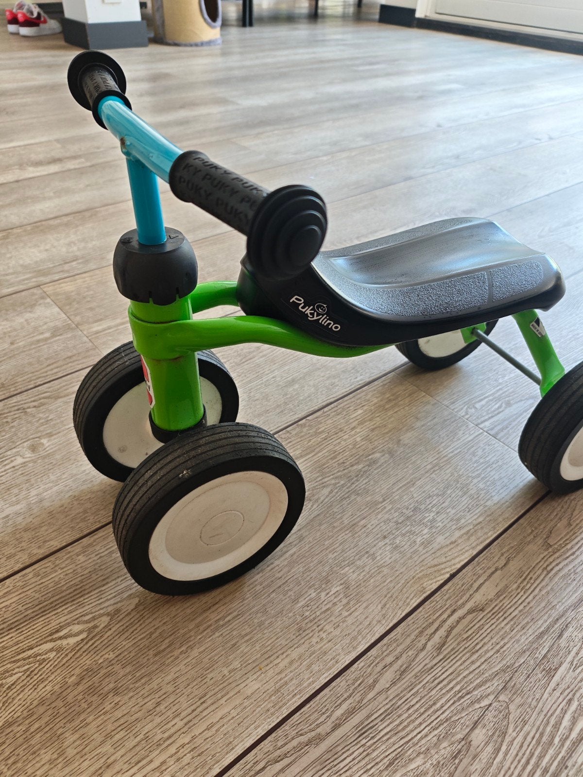 Loopfiets (klein), Ophalen, Gebruikt