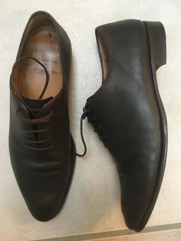Magnanni bruine veterschoenen maat 40, Bruin, Ophalen of Verzenden, Magnanni, Gedragen