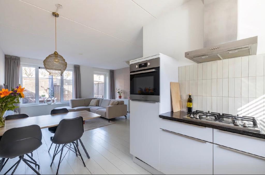 ✨MODERNE KEUKEN INCLUSIEF APPARATUUR ✨, Huis en Inrichting, Keuken | Complete keukens, Ophalen, Wit, Hoekkeuken, Graniet of Steen