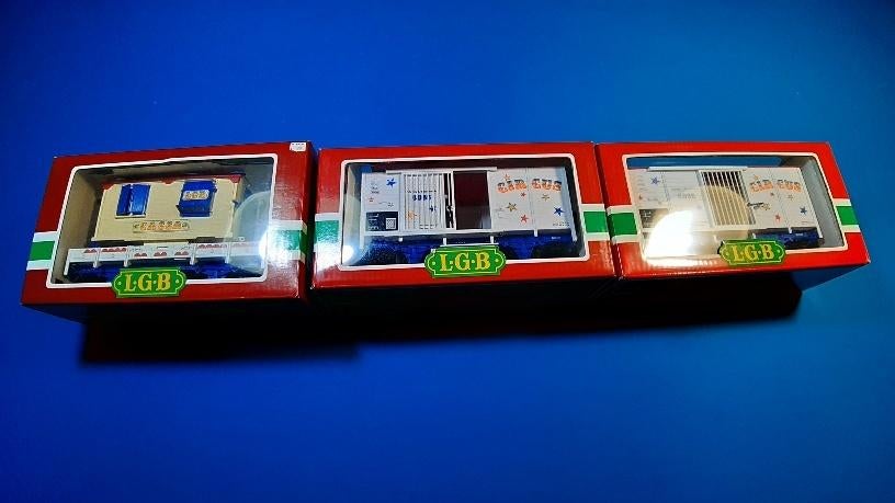 LGB circuswagons te koop, Gelijkstroom, Wagon, Ophalen of Verzenden, Zo goed als nieuw