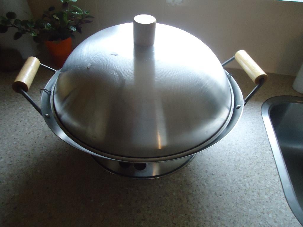 Wok, Huis en Inrichting, Ophalen of Verzenden, Gebruikt