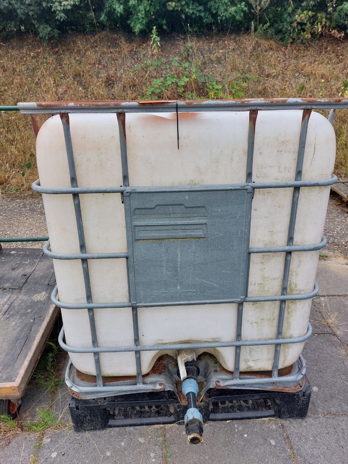 IBC Watertank 1000 liter met kraan, Ophalen