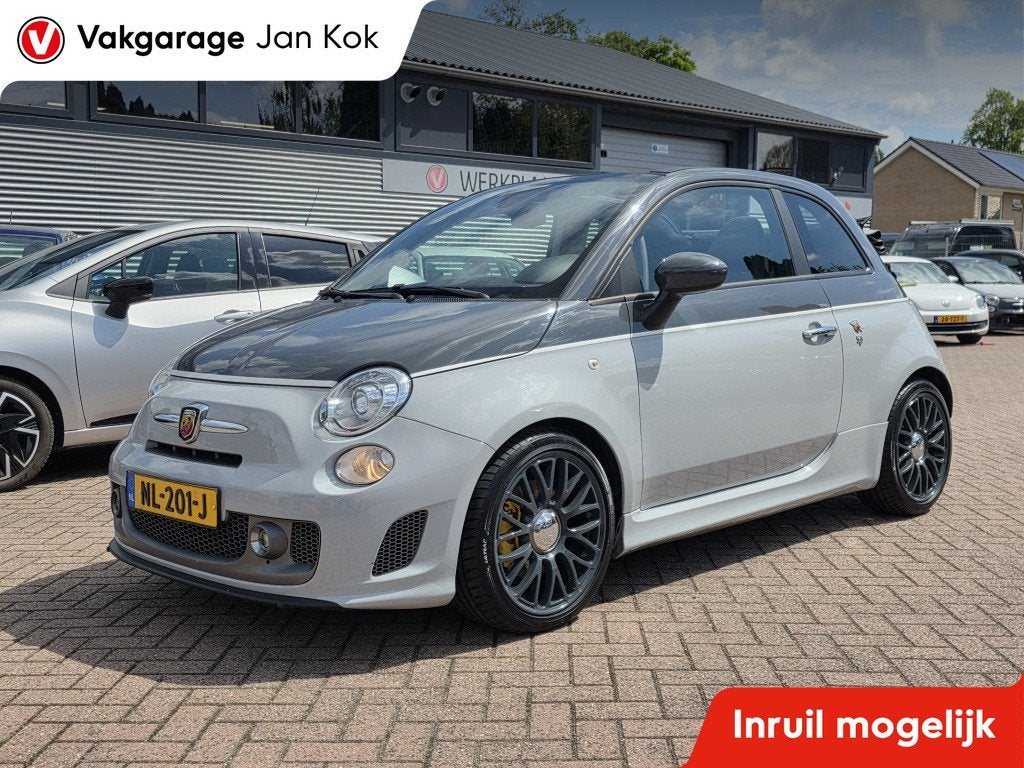 Abarth 595 1.4 T-Jet Abarth Turismo 165pk, sabelt interieur., Automaat, Gebruikt, Euro 6, 4 cilinders