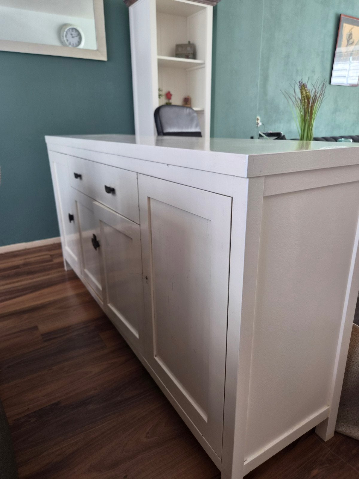 Dressouir zware kwaliteit hout. Nieuwe verflaag nodig, Ophalen of Verzenden, Gebruikt, 25 tot 50 cm, 50 tot 100 cm