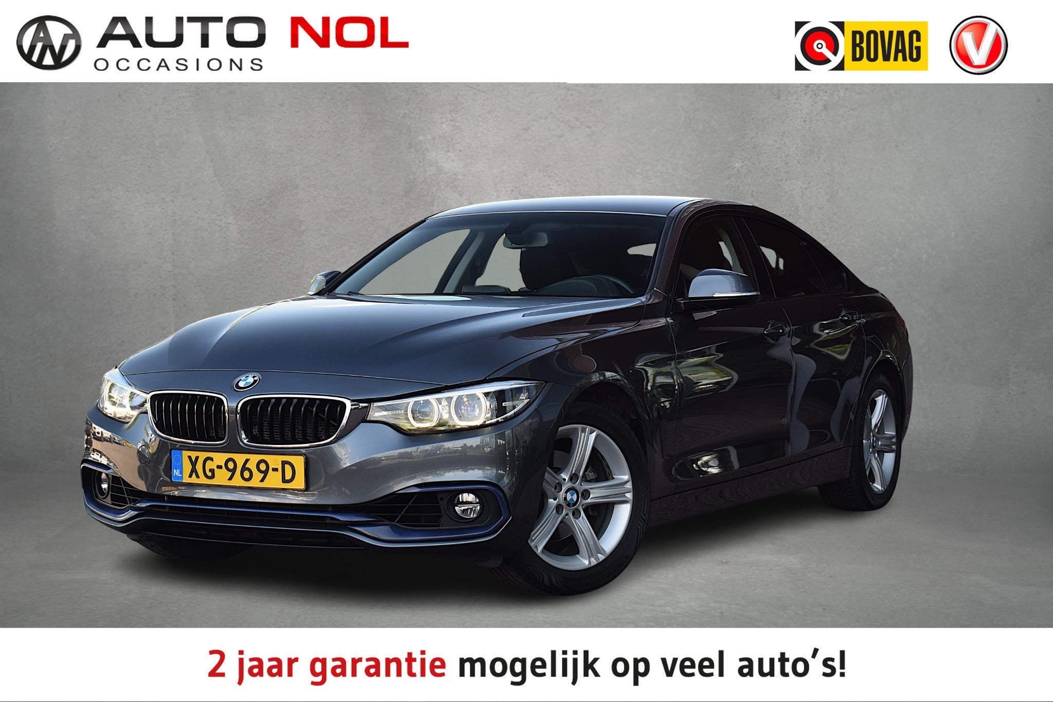 BMW 4-serie Gran Coupé 418i Executive | Sportstoelen | Navi, Auto's, Gebruikt, Euro 6, Origineel Nederlands, Bedrijf