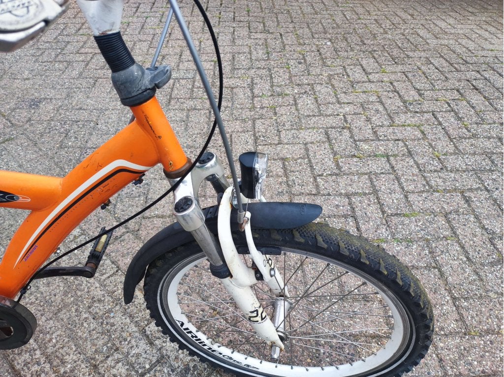 Batavus Snake jongens 22 inch met 3 speed en geveerd, Fietsen en Brommers, Fietsen | Jongens, 22 inch, Gebruikt, Velgrem, Niet ingevuld