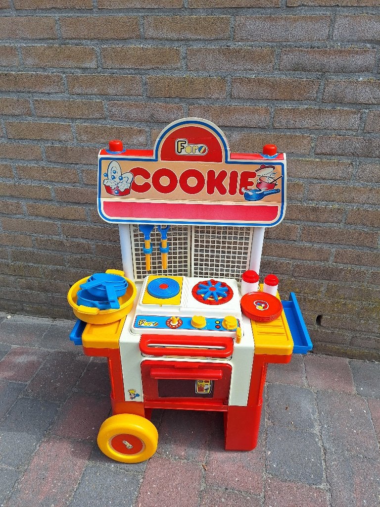 Speelgoed keuken van vroeger / oldschool, Ophalen, Gebruikt, Kunststof, Speelkeuken