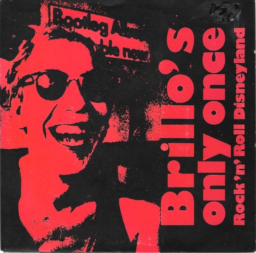brillos only once / rock n roll disneyland - punk + insert, Gebruikt, Verzenden, 7 inch, Single