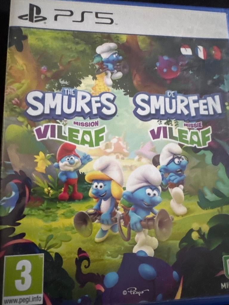 De Smurfen: Missie Vileaf PS5 - Zo goed als nieuw, Spelcomputers en Games, Games | Sony PlayStation 5, Zo goed als nieuw, Ophalen of Verzenden