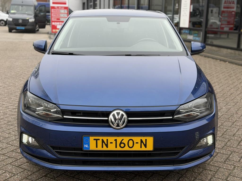 Volkswagen Polo 1.0 TSI Comfortline (bj 2018, automaat), Stof, Gebruikt, Blauw, 49 €/maand
