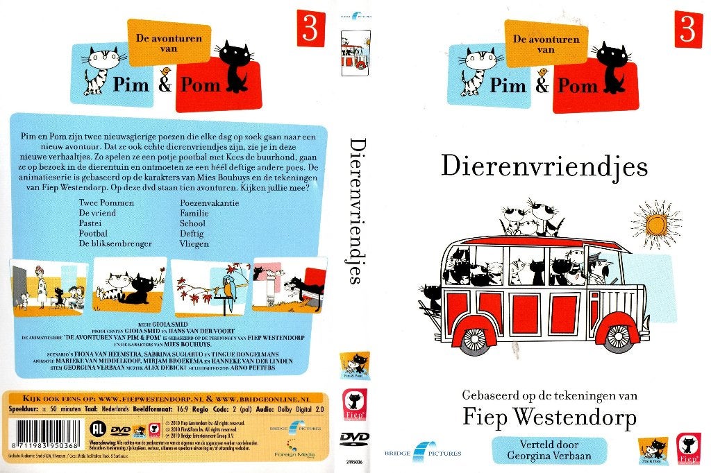 De avonturen van Pim & Pom, deel 3, Dierenvriendjes, Alle leeftijden, Ophalen of Verzenden, Zo goed als nieuw