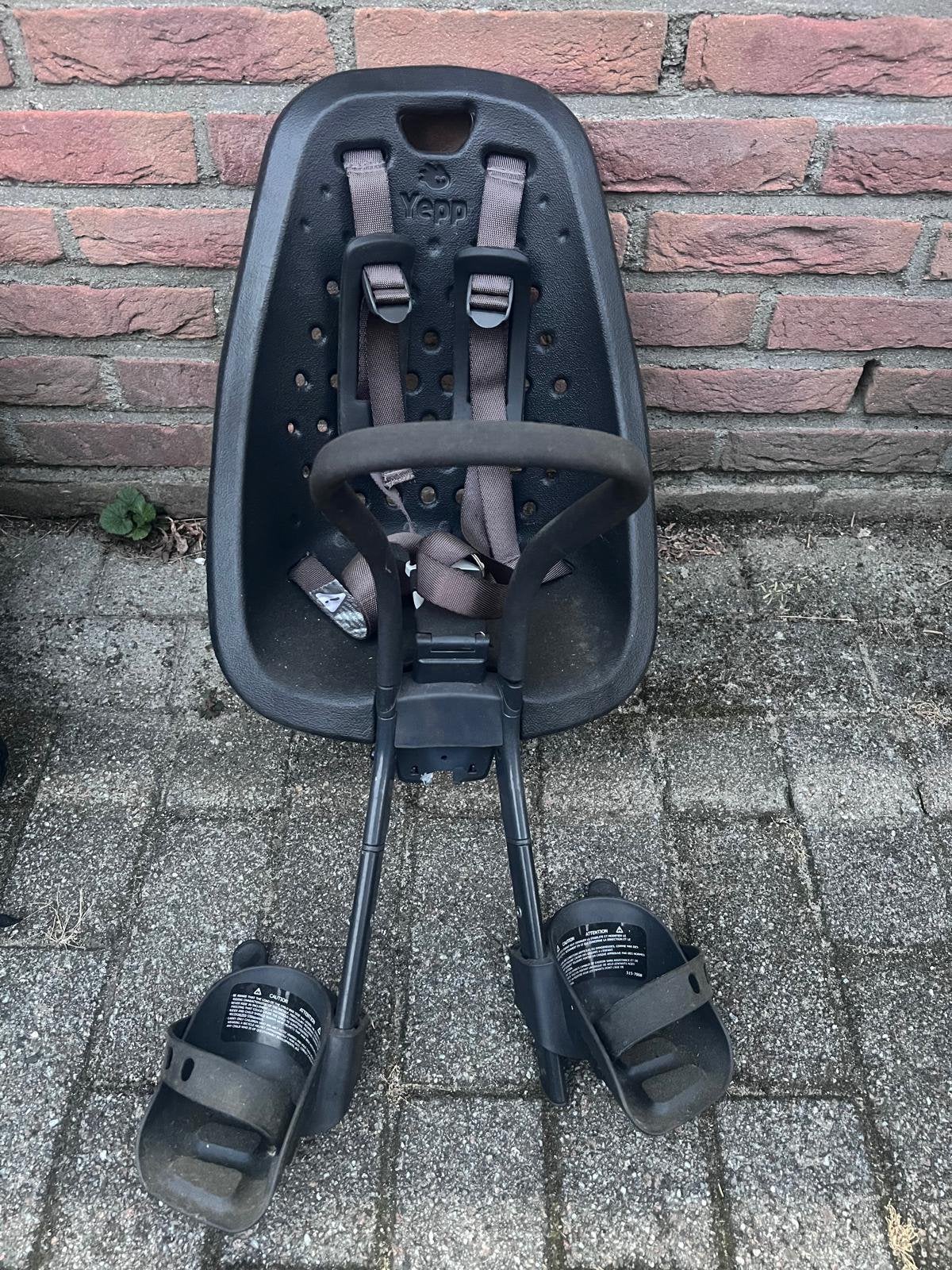 Thule Yepp fietsstoeltje in goede staat incl windscherm, Ophalen, Gebruikt, Voorzitje