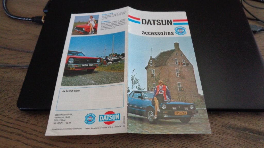 Folder DATSUN ACCESSOIRES    8-1979, Verzenden, Nieuw, Overige merken
