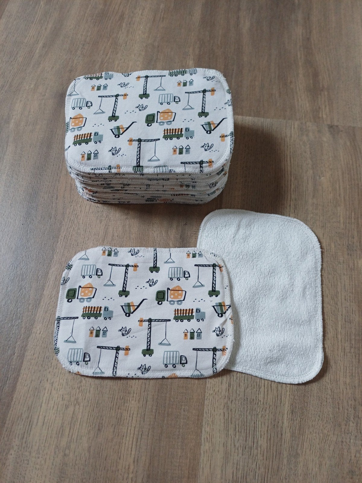 20x wasbare doekjes - bouw, Kinderen en Baby's, Ophalen of Verzenden, Nieuw, Overige typen, Overige merken