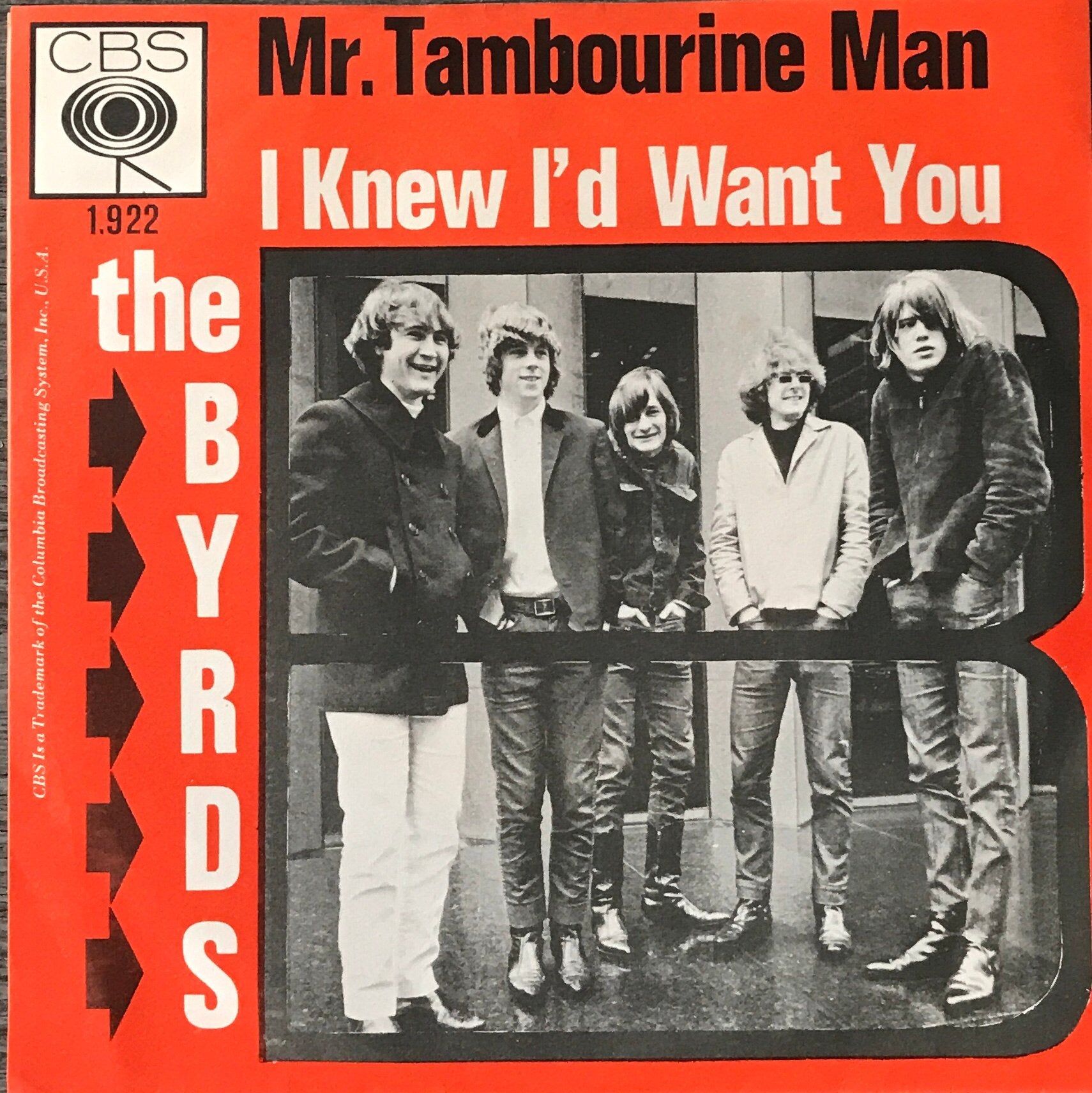 The BYRDS - Mr. Tambourine Man (NL65) ALS NIEUW(NL3/UK1/US1), Verzenden, 7 inch