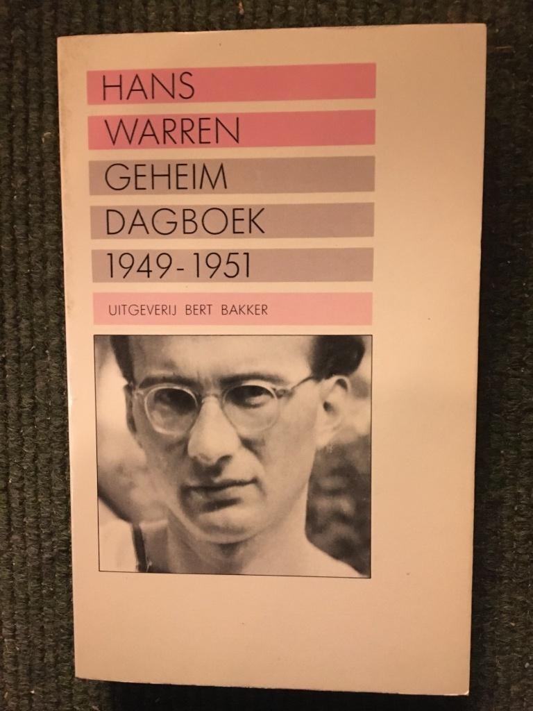 Hans Warren geheim dagboek 1949-1951; door Hans Warren, 20e eeuw of later, Ophalen of Verzenden, Zo goed als nieuw, Hans Warren