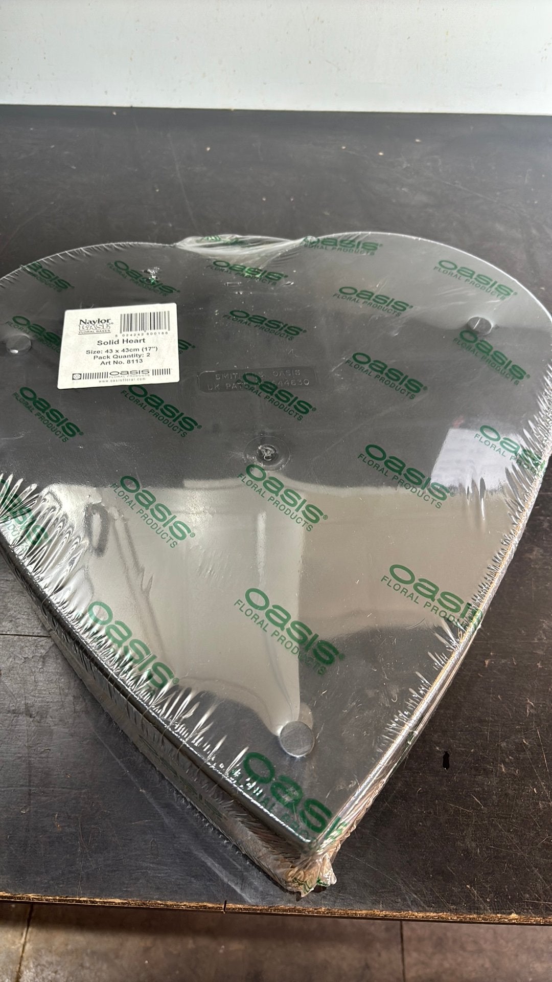 Oasis hart 43 cm, Ophalen, Nieuw